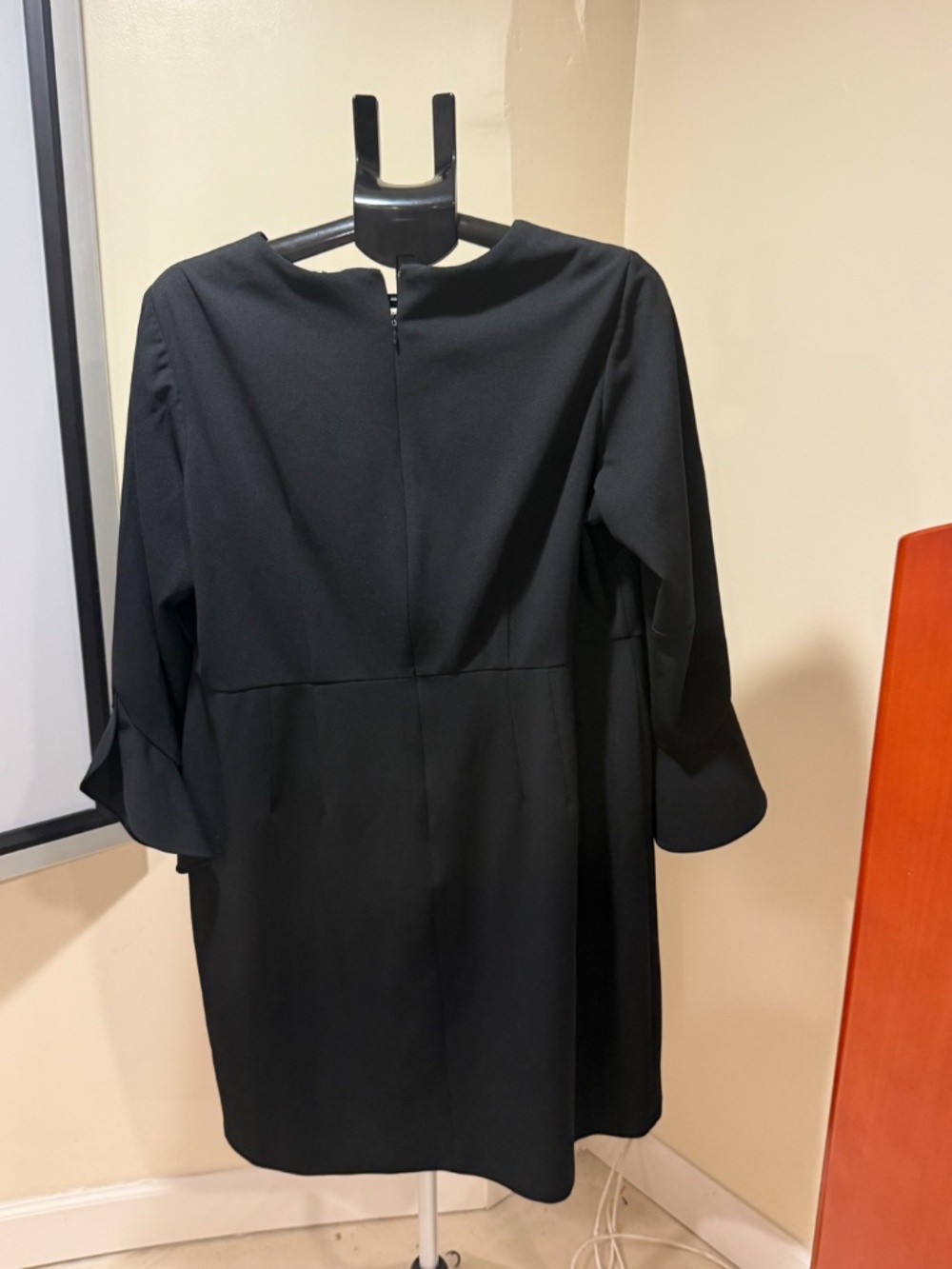 Black Tulip sleeve dress.